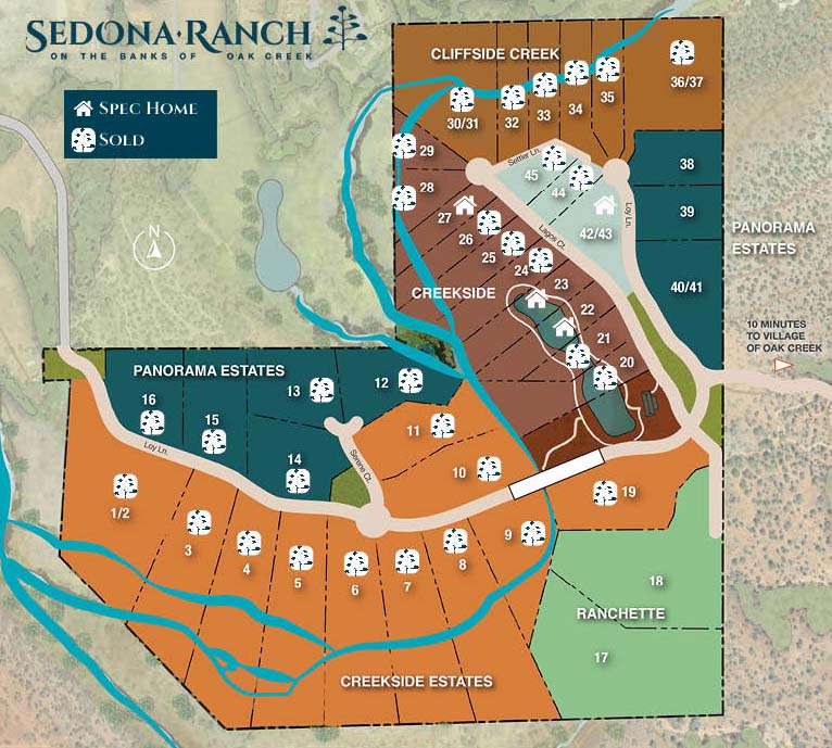 Sedona Ranch Community Map